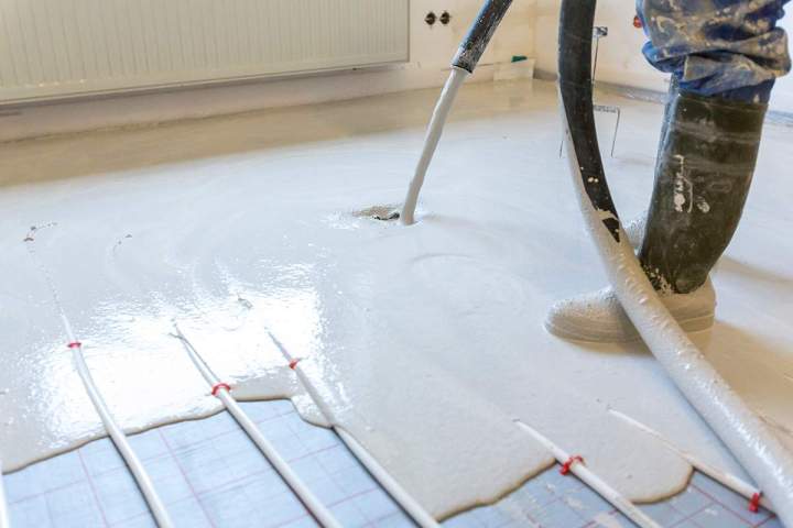 revêtement de sol pour un plancher radiant
