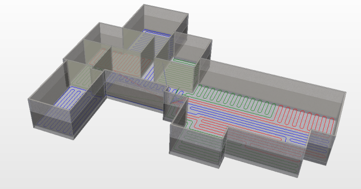  Installation of heated floors